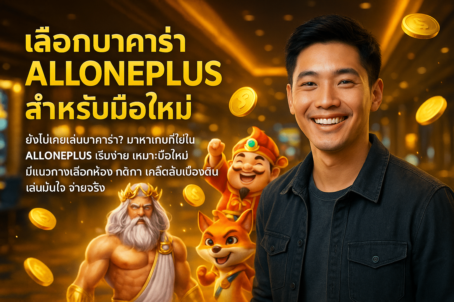 เลือกบาคาร่า ALLONEPLUS สำหรับมือใหม่