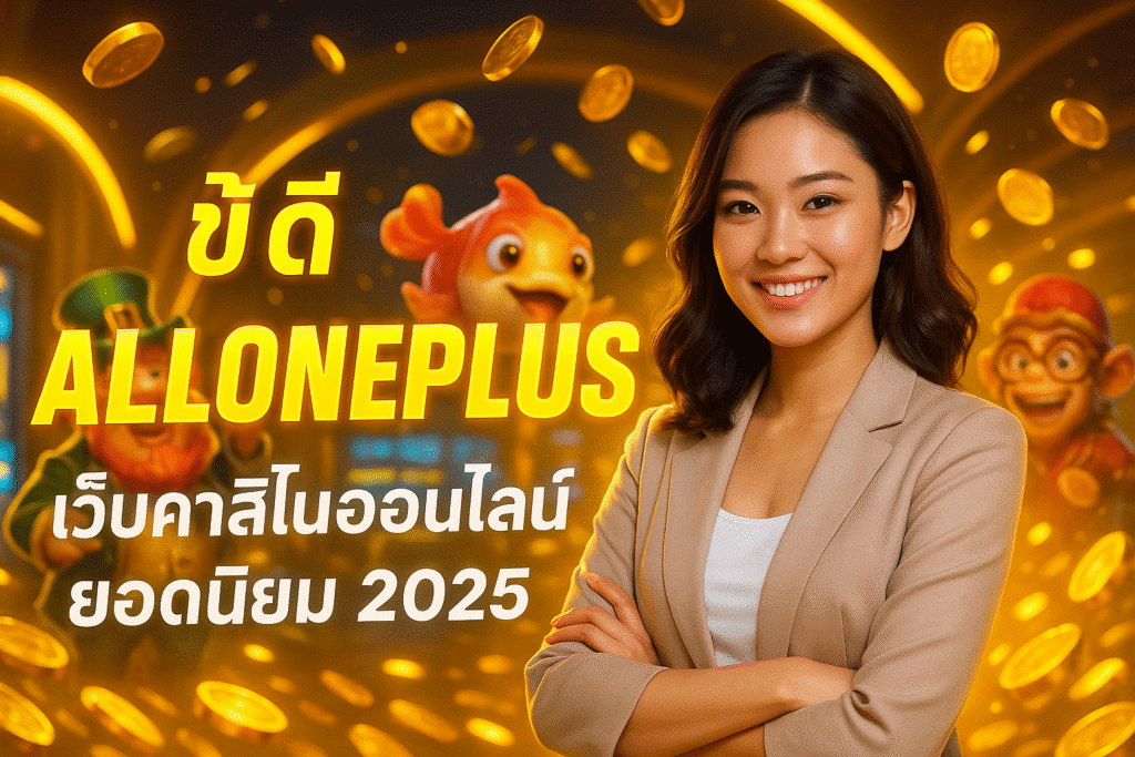 ข้อดี ALLONEPLUS เว็บคาสิโนออนไลน์ยอดนิยม 2025