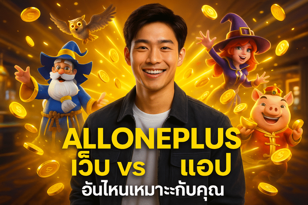 ALLONEPLUS เว็บ vs แอป อันไหนเหมาะกับคุณ