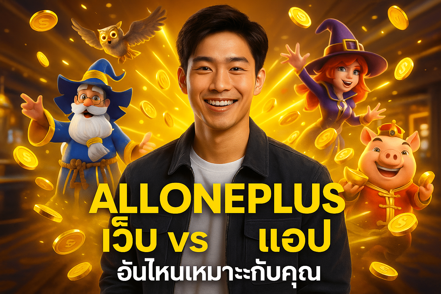 ALLONEPLUS เว็บ vs แอป อันไหนเหมาะกับคุณ