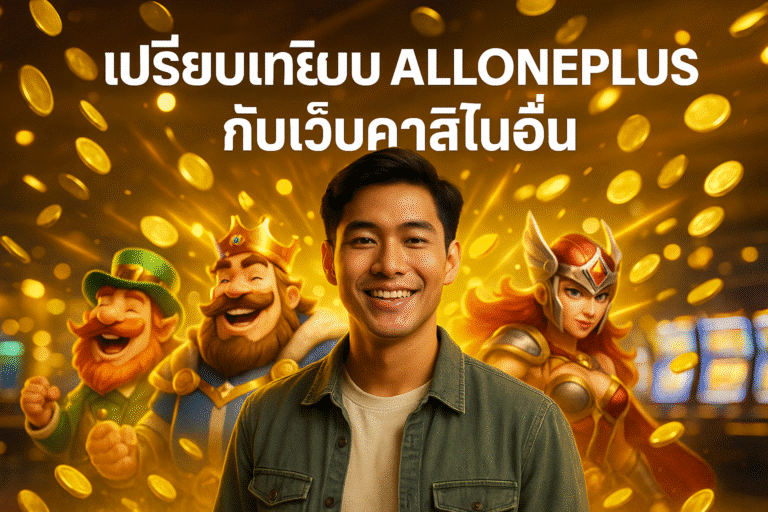 เปรียบเทียบ ALLONEPLUS กับเว็บคาสิโนอื่น