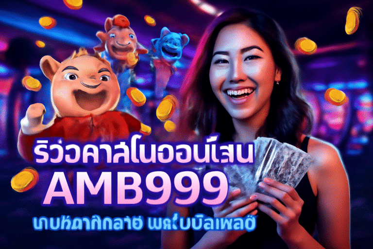 รีวิวคาสิโนออนไลน์ AMB999: เกมหลากหลาย และโบนัสเพียบ