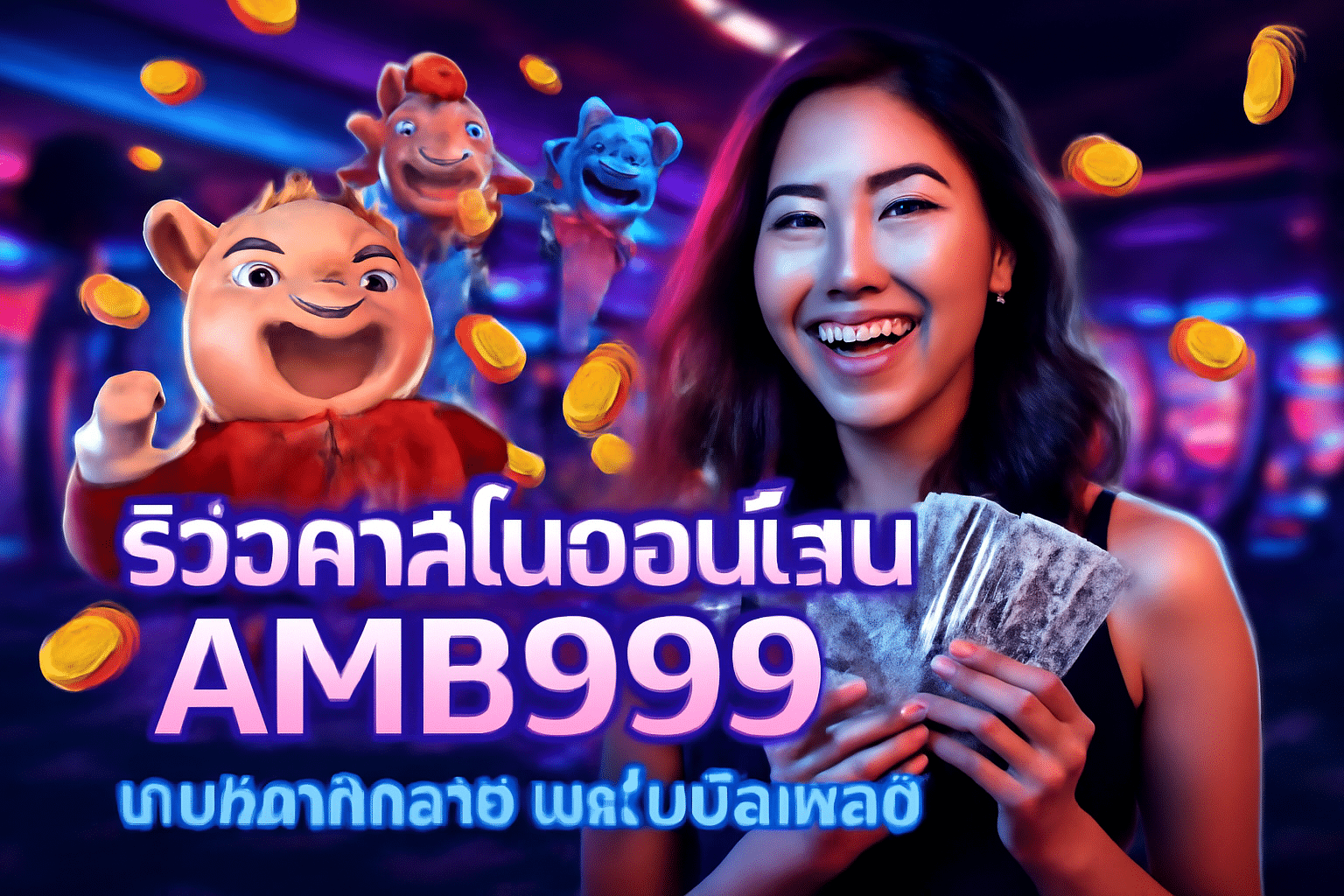 รีวิวคาสิโนออนไลน์ AMB999: เกมหลากหลาย และโบนัสเพียบ